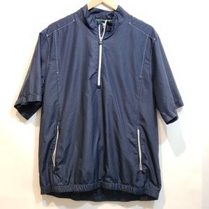 ADIDAS GOLF CLIMA PROOF PULL OVER BLUE LARGE